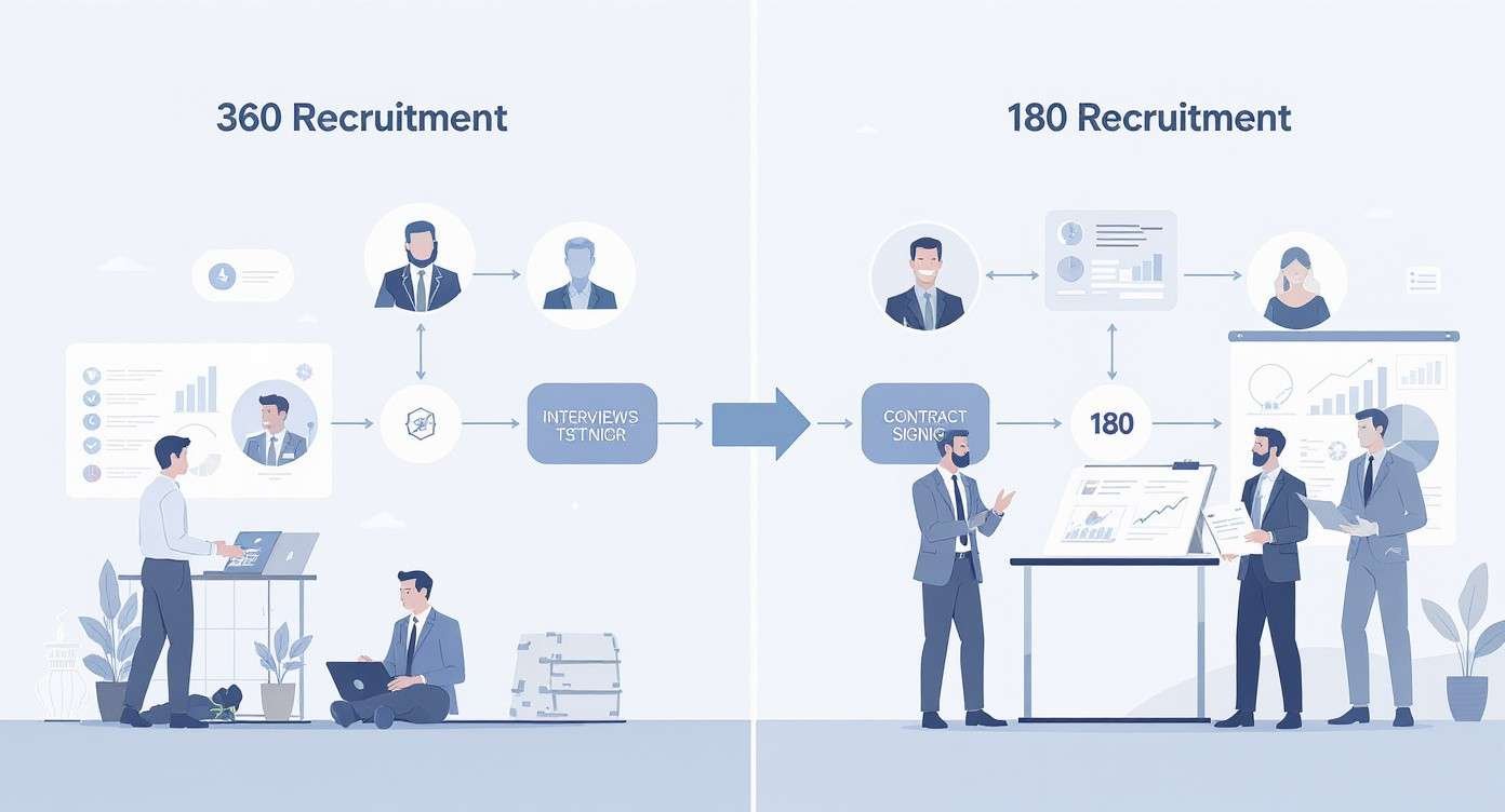 180 vs 360 Recruitment: Key Differences Explained for 2026