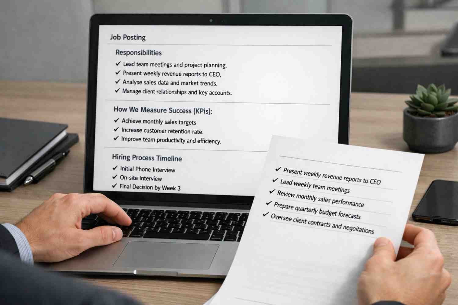 Writing Detailed Job Postings Without the Fluff