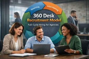 360 Desk Recruitment Model: Full-Cycle Hiring for Agencies